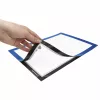 MAGNETOPLAN HOLTZ magnetofix cornice informativa A4 blu bifacciale autoadesiva 1131903