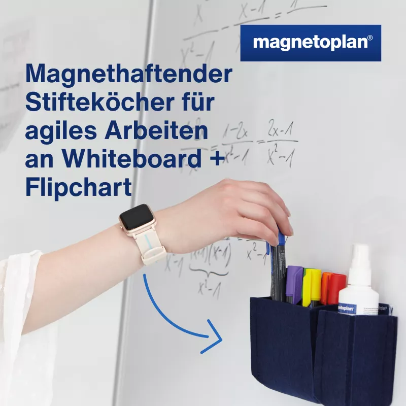 magnetoplan portapenne magnetoTray small 1227614 blu (1227614)