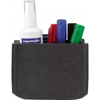 magnetoplan magnetoTray Medium portapenne in feltro grigio, magnetico, in PET riciclato al 100% 1227701