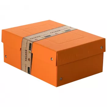 FALKEN PURE scatola di archiviazione 1250 fogli arancione pastello 18,0 x 25,0 x 10,0 cm, 1 pezzo (22001848000F)