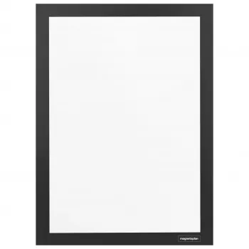 MAGNETOPLAN HOLTZ magnetofix cornice informativa DIN A5, nera, autoadesiva, bifacciale, apribile 1132212