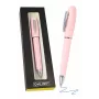ONLINE penne Highway Rose penna a sfera, inchiostro nero, medio (M), corpo in metallo, meccanismo a pressione 38188/3D