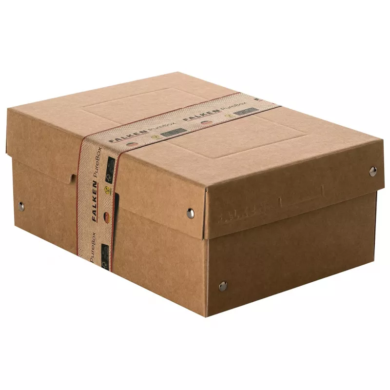 FALKEN PURE scatola portadocumenti 4,5 l marrone 18,0 x 25,0 x 10,0 cm, 1 pz. (22001816000F)