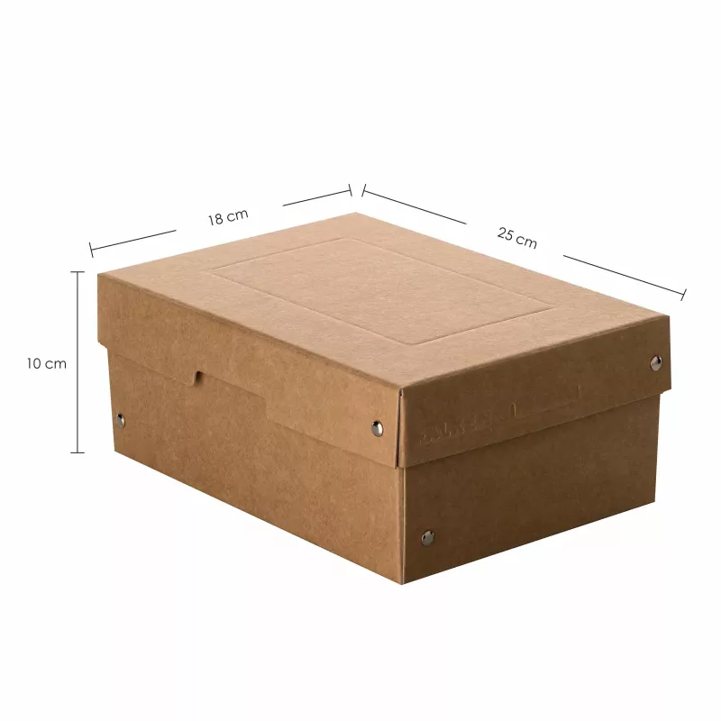 FALKEN PURE scatola portadocumenti 4,5 l marrone 18,0 x 25,0 x 10,0 cm, 1 pz. (22001816000F)