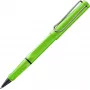 LAMY safari penna roller verde lucido con impugnatura ergonomica e clip in metallo 1240192
