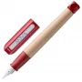 LAMY abc penna stilografica rossa in legno d'acero pennino per principianti A 1216725