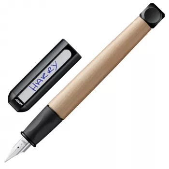 LAMY abc penna stilografica nera/acero A (per principianti) 1239982