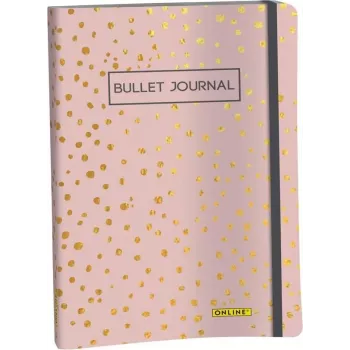 ONLINE Bullet Journal Spotlights Rose A5 a punti copertina morbida multicolore 70042