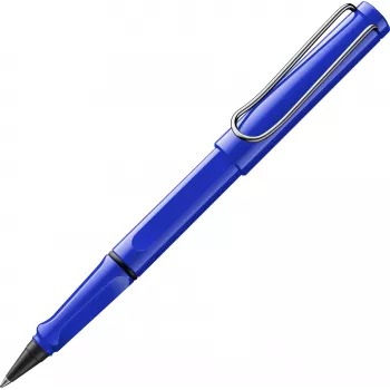 LAMY Safari penna roller blu lucido con inchiostro blu 1240186