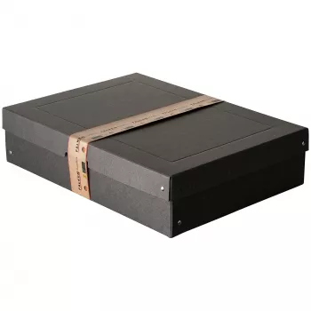 FALKEN PURE scatola portadocumenti 14,0 L nero 32 x 44 x 10 cm (1 pz.) 22001688000F