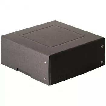 FALKEN PURE scatola portadocumenti 200x200 mm per 1050 fogli, nero, 21x21x8,5 cm 22001752000F