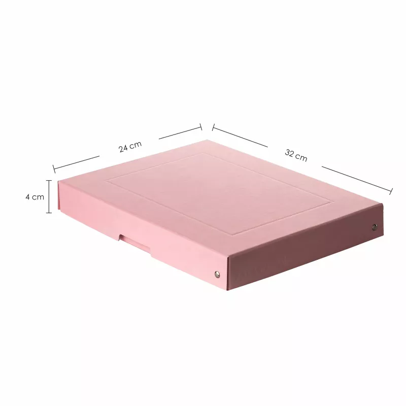 FALKEN PURE scatola portadocumenti A4 500 fogli rosa pastello 24 x 32 x 4 cm 22001880000F