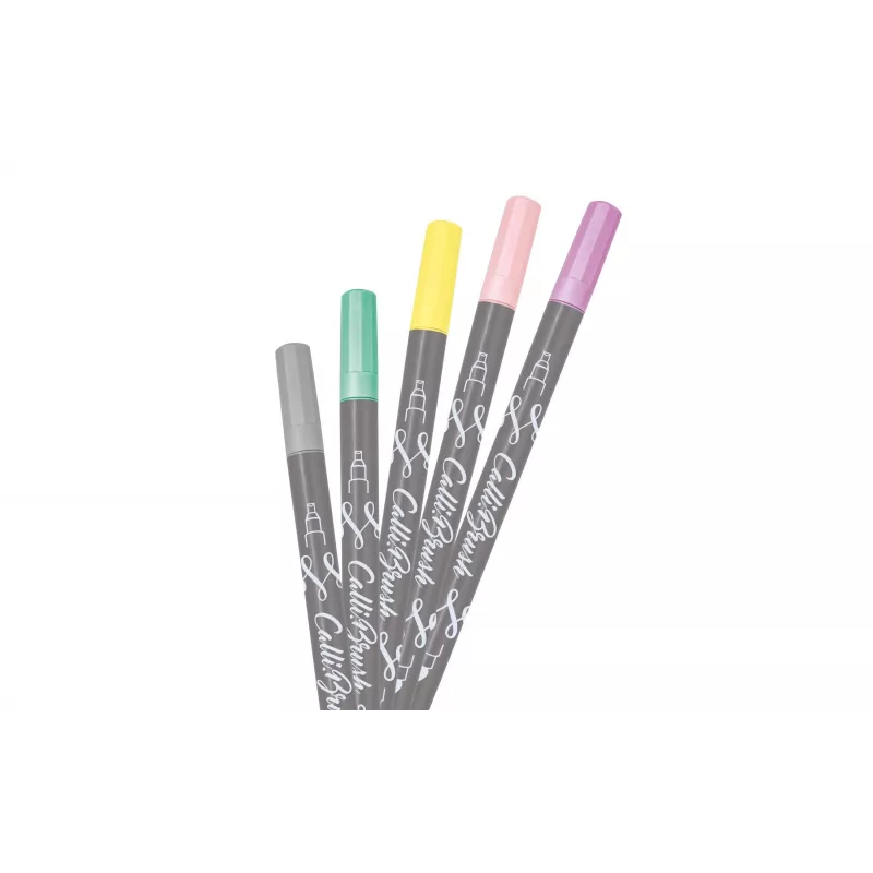 ONLINE USV 5 ONLINE® Calli.Brush Double Pastel pennarelli a punta pennello colori assortiti (19079)