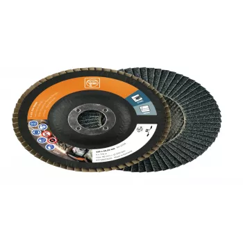 FEIN 63730023010 disco abrasivo lamellare Ø 125 mm grana 60, confezione da 10 pz.
