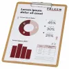 FALKEN PURE Nature Portablocco con molla A4, cartone, marrone 15072600000F