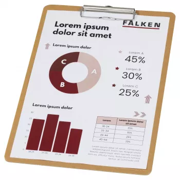 FALKEN PURE Nature portablocco A4, cartone, marrone 15072600000F