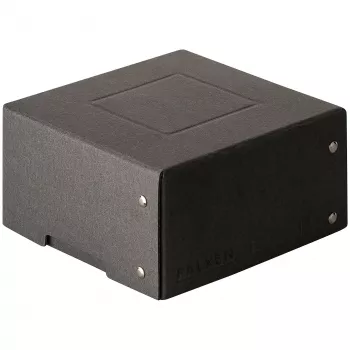 FALKEN PURE scatola portadocumenti 150x150mm 1050 fogli nero 16,0 x 16,0 x 8,5 cm, 1 pz. (22001744000F)