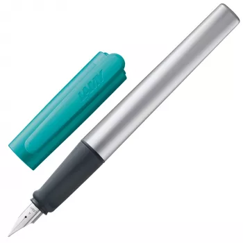 LAMY nexx Special Edition penna stilografica smeraldo/argento medium (M) 1229415