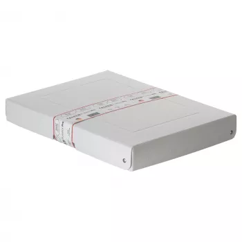 FALKEN PURE scatola portadocumenti 500 fogli bianco 24,0 x 32,0 x 4,0 cm, 1 pz. (22002176000F)