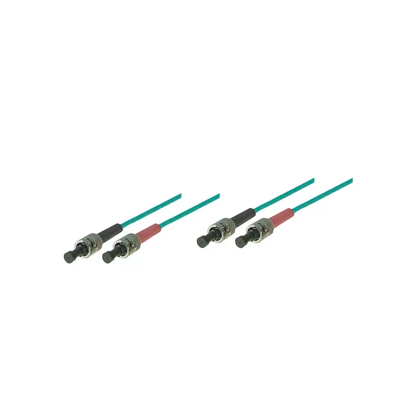 GoodConnections LW-815ST3 OM3 Cavo patch in fibra ottica multimodale duplex, ST/ST, 50/125, 15 m