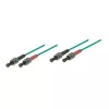GoodConnections LW-815ST3 OM3 Cavo patch in fibra ottica multimodale duplex, ST/ST, 50/125, 15 m