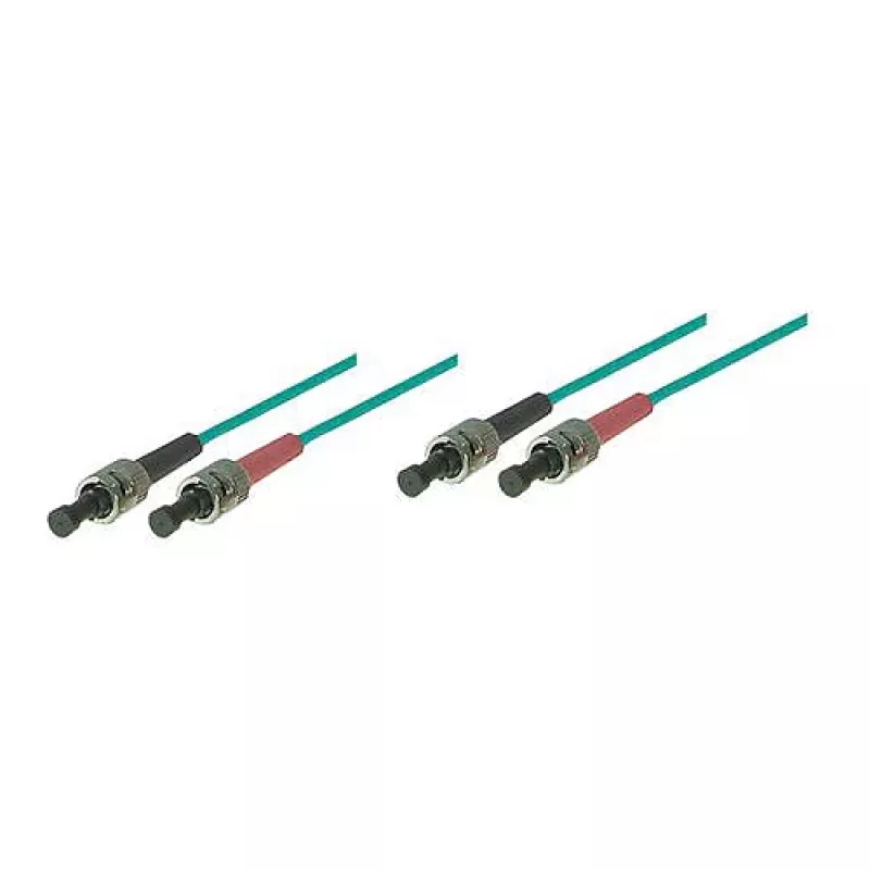 GoodConnections LW-815ST3 OM3 Cavo patch in fibra ottica multimodale duplex, ST/ST, 50/125, 15 m