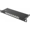 GoodConnections Alcasa GC-N0130 modulo keystone RJ45 schermato Cat6a - 10GbE, 22-26 AWG, nero