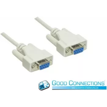 GoodConnections cavo seriale RS-232 DB9 connettore femmina a DB9 connettore femmina 1:1, 1,8 m 4609-FF2