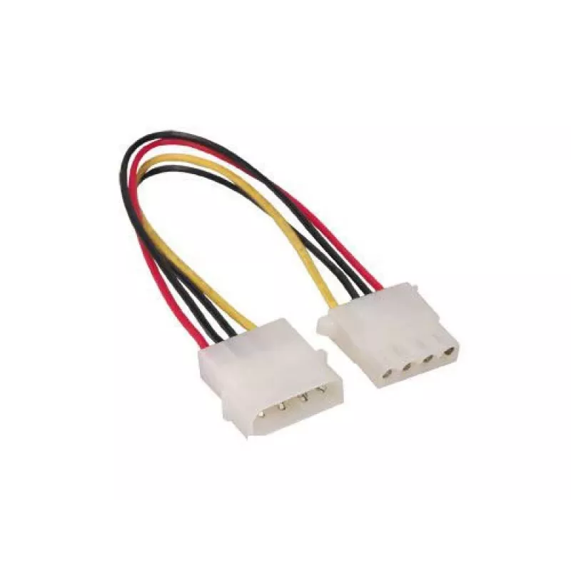GoodConnections cavo prolunga alimentazione 5,25 pollici 4-Pin Molex, interno, 20cm (5021-4VL)