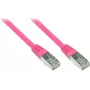 GoodConnections cavo patch RNS con protezione linguetta, Cat. 5e, SF/UTP, PVC, 100 MHz, magenta, 7,5 m (855M-075)