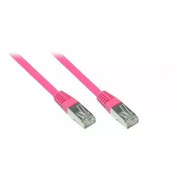 GoodConnections cavo patch RNS con protezione linguetta, Cat. 5e, SF/UTP, PVC, 100 MHz, magenta, 7,5 m (855M-075)