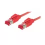 GoodConnections cavo patch Cat.6 S/FTP PiMF senza alogeni, connettore Hirose, rosso, 1m 8066-101R