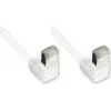 GoodConnections cavo patch Cat. 5e F/UTP, bianco, RJ45 angolare 90° verso il basso, 1m 805W-010WI