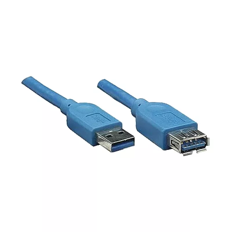 GoodConnections cavo prolunga USB 3.0 connettore maschio A su connettore femmina A, blu, 1 m (2711-B01)