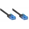 GoodConnections cavo patch piatto Cat. 6a U/UTP, 500 MHz, nero, 1 m 8060-HF015S