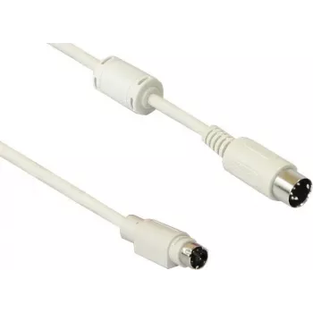 Good Connections cavo adattatore tastiera PS/2 su AT (connettore maschio Mini DIN 6-Pin su connettore maschio DIN 5-Pin, 0,2 m, nero) 4251-STS