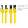 GoodConnections Alcasa 8080-030Y cavo di rete Cat8.1 S/FTP, 3 m, giallo