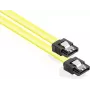 GoodConnections cavo SATA III 6 Gb/s con clip metallica, 0,30 m, giallo 5047-A03Y