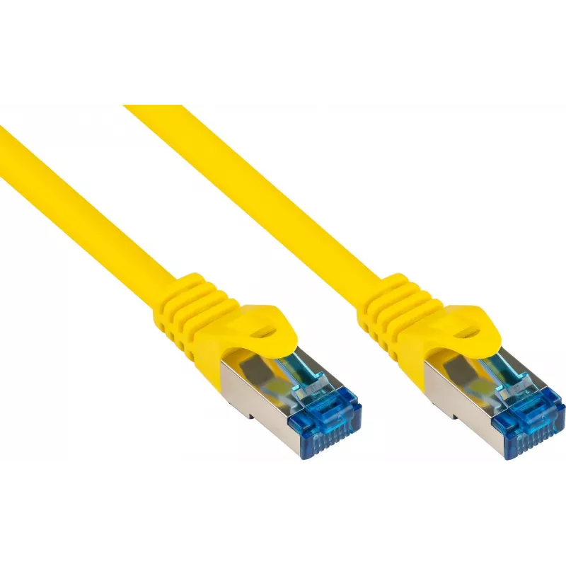 Good Connections RNS® cavo patch Cat. 6A S/FTP con Snagless Boot, senza alogeni, giallo, 20 m 8060-H200Y