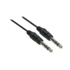 Good Connections cavo audio jack 6,3 mm su jack 6,3 mm, 1,5 m, nichelato, nero 1963-015