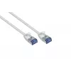 GoodConnections RNS SlimLine cavo patch Cat.6A U/FTP LSZH, 5 m, bianco 8060-HS050W