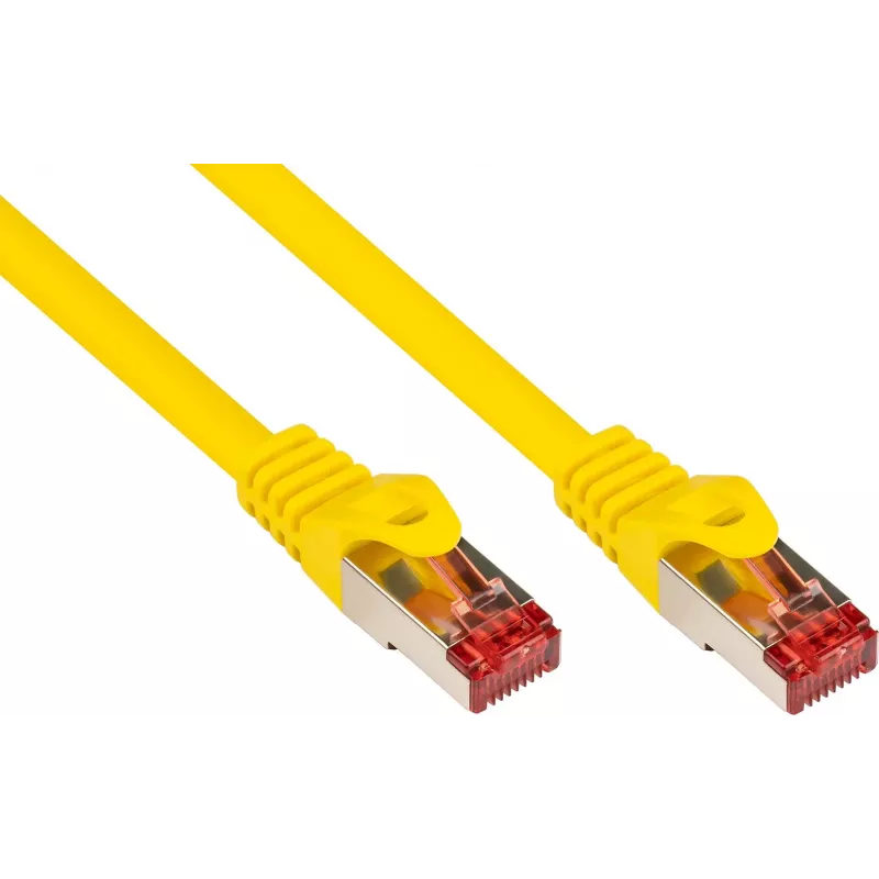 GoodConnections RNS® cavo patch Cat. 6 S/FTP con Snagless Boot, PiMF, PVC, 250 MHz, giallo, 25 m 8060-250Y