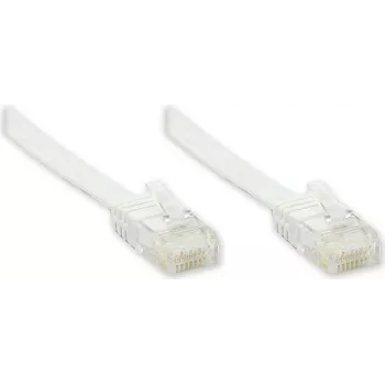 GoodConnections cavo patch piatto Cat. 6 U/UTP, bianco, 1,0 m (806U-F010)