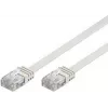 GoodConnections cavo patch piatto Cat. 6 U/UTP, bianco, 1,0 m (806U-F010)