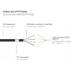 GoodConnections Alcasa 8060-400S Cat6 S/FTP Cavo patch, RJ45 maschio-maschio, 40 m, placcato oro