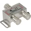GoodConnections Distributore SAT con connettori F, 2 vie, 5-2250 MHz