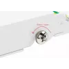 GoodConnections GC-N0113 Patch panel desktop Cat.6 STP 8 porte, 0,5U, senza attrezzi, bianco puro RAL9010