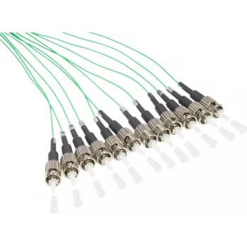 GoodConnections Alcasa LW-802PT Cavo patch in fibra ottica 2m 12x ST turchese (LW-802PT)