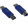 GoodConnections Alcasa USB-AD34 adattatore da USB-A a USB-B, blu