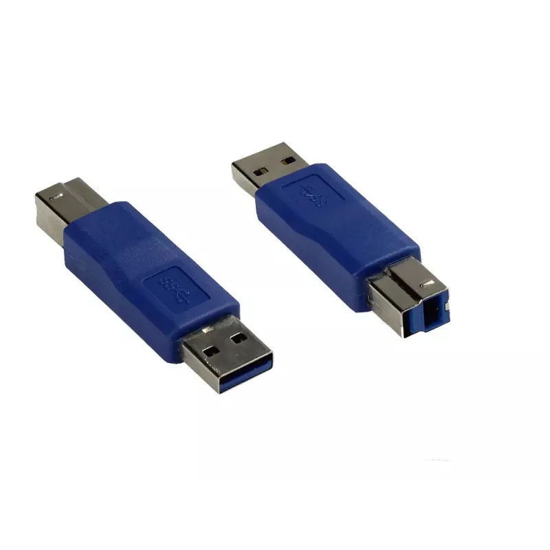 GoodConnections Alcasa USB-AD34 adattatore da USB-A a USB-B, blu